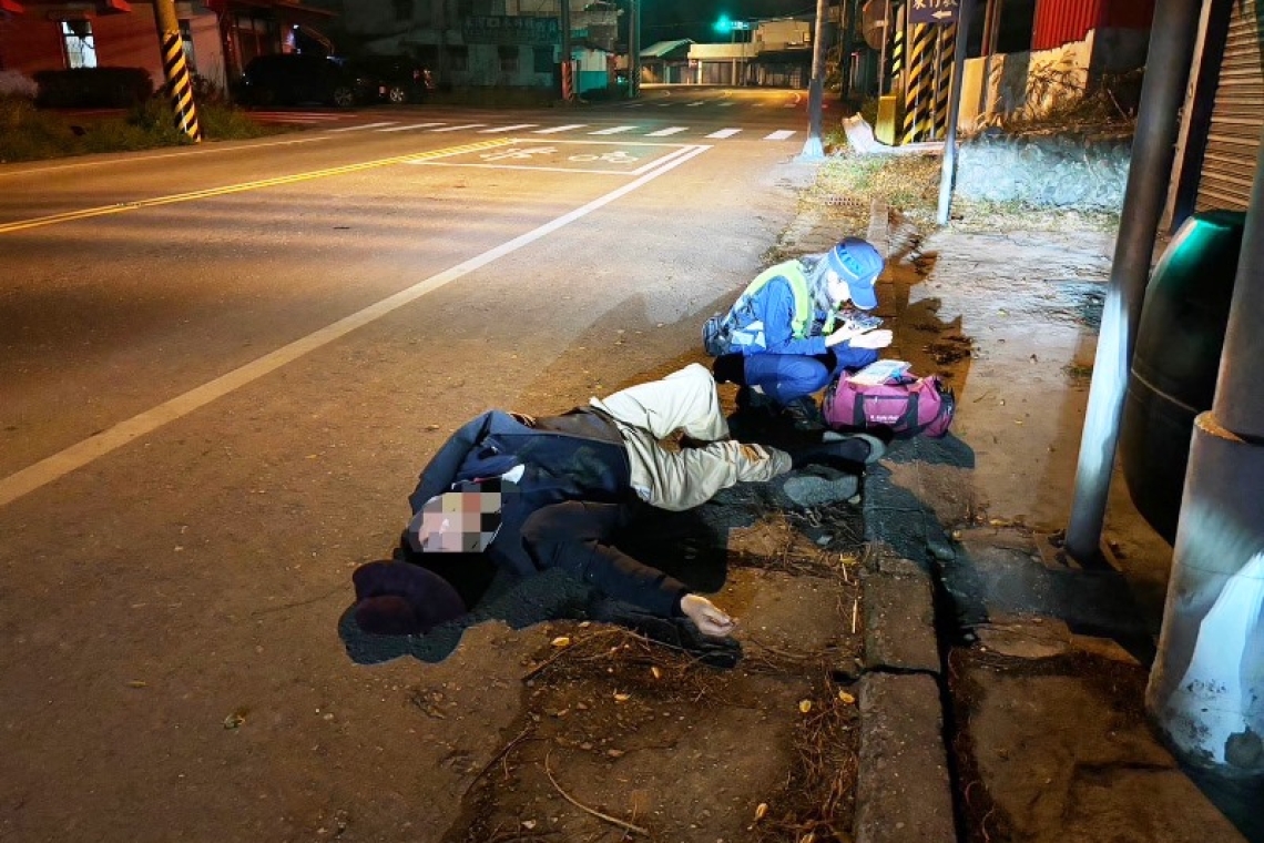 竹田巡警救酒醉老翁 