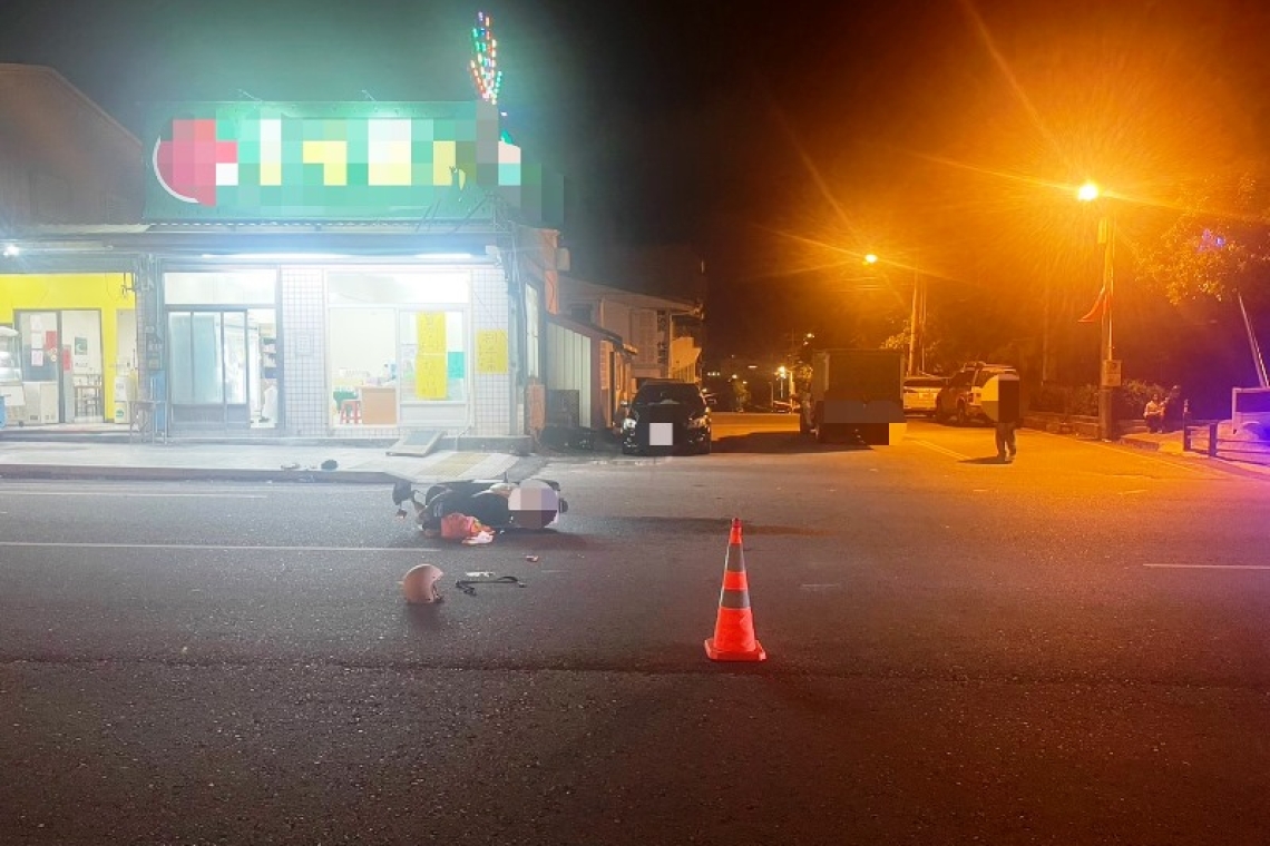 花蓮市府前路發生重大車禍