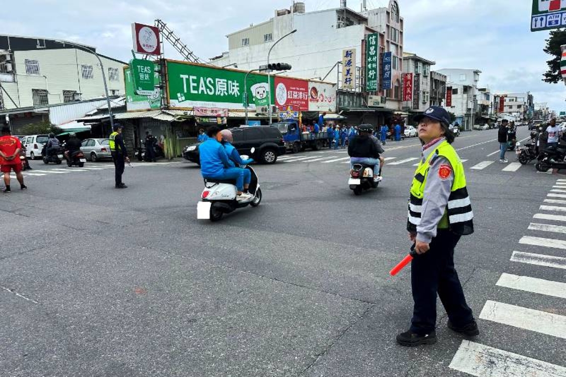臺東元宵遶境秩序良好