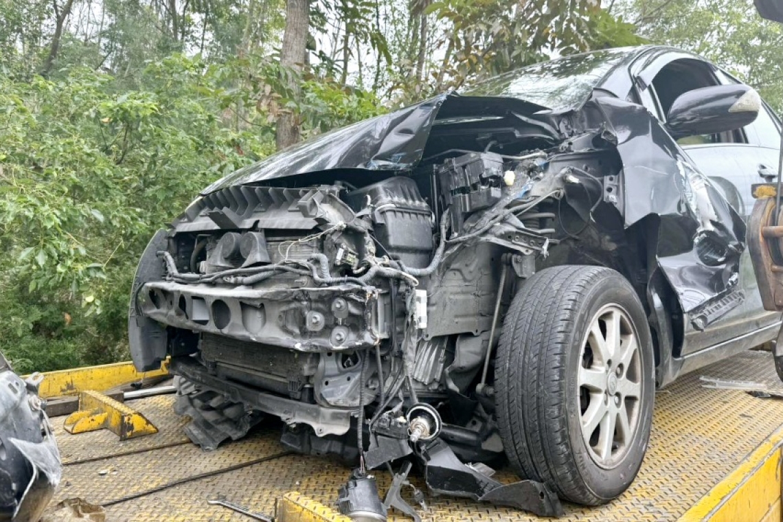 酒駕男撞車致對方車翻覆