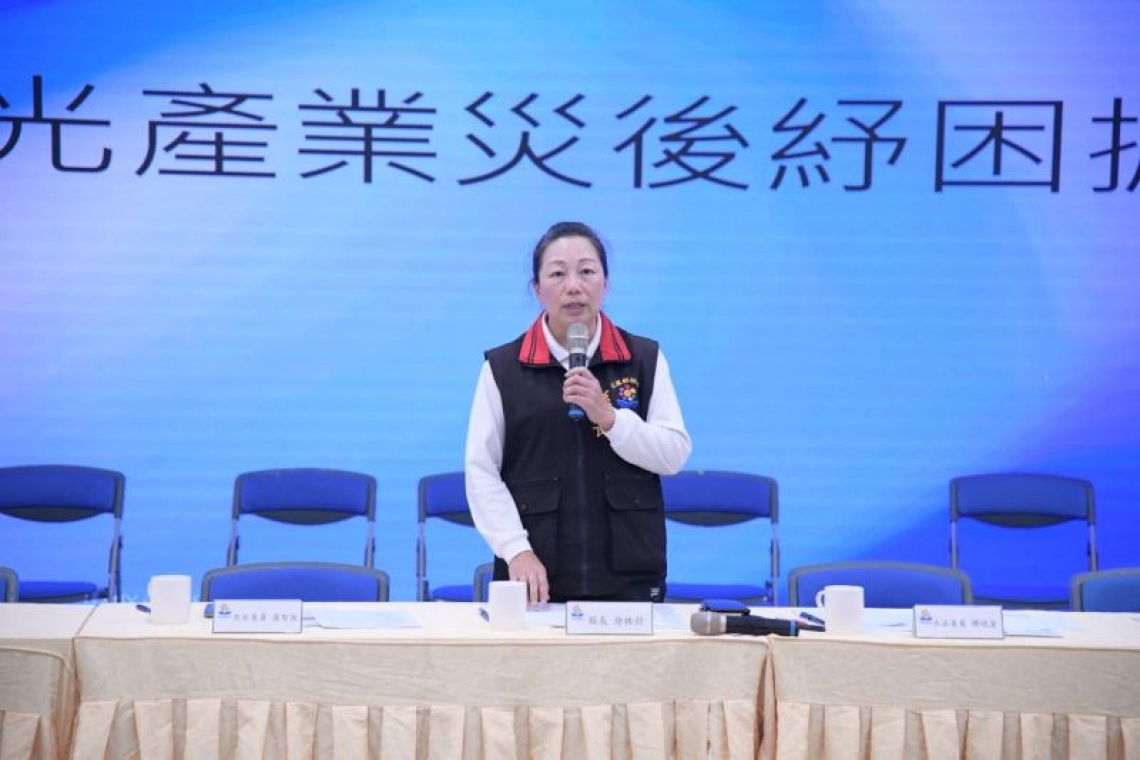 國民黨團總召傅崐萁領軍送愛到花蓮