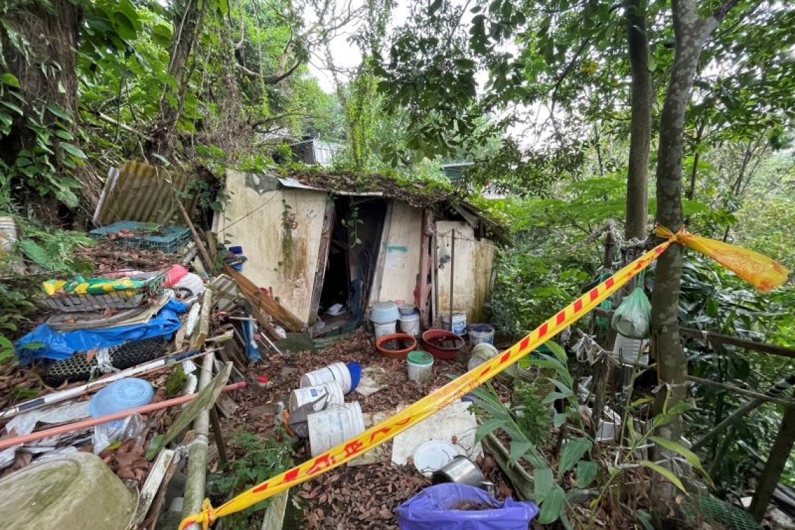 虎山步道旁工寮驚見白骨遺骸