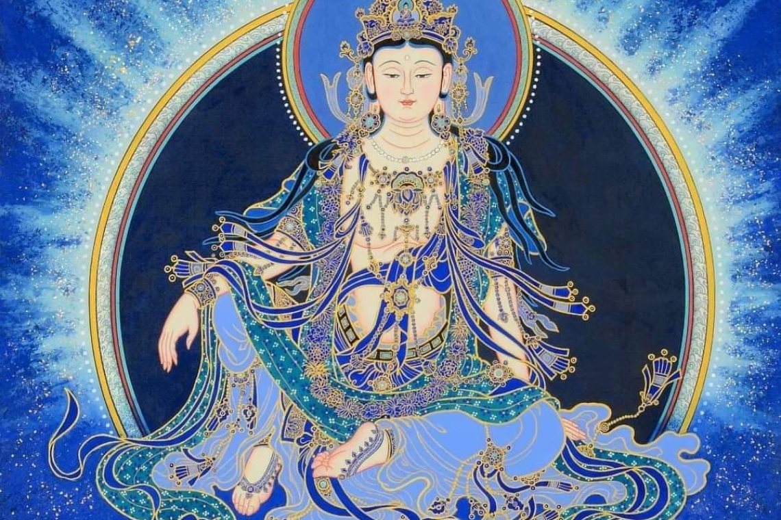雲水堂]慧松畫作精品賞析：    雖處鏡花水月地，卻觀世間悲苦疾~