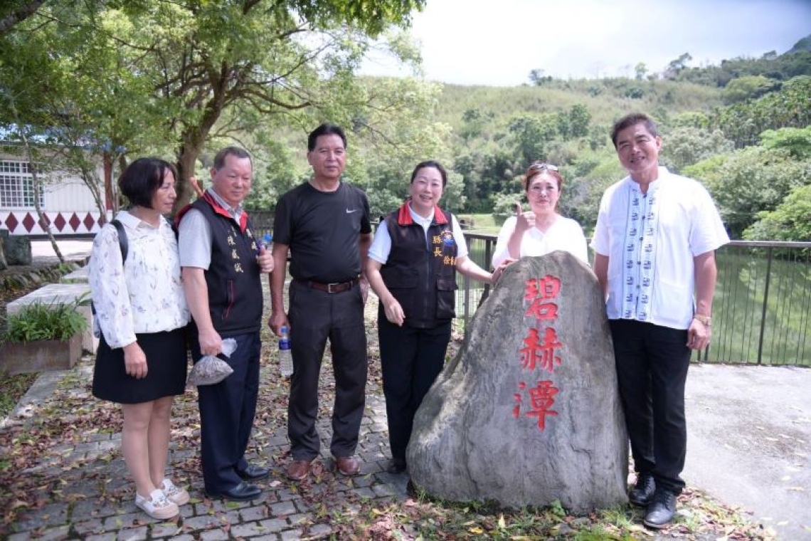 碧赫潭之行╱徐縣長關注部落發展與觀光