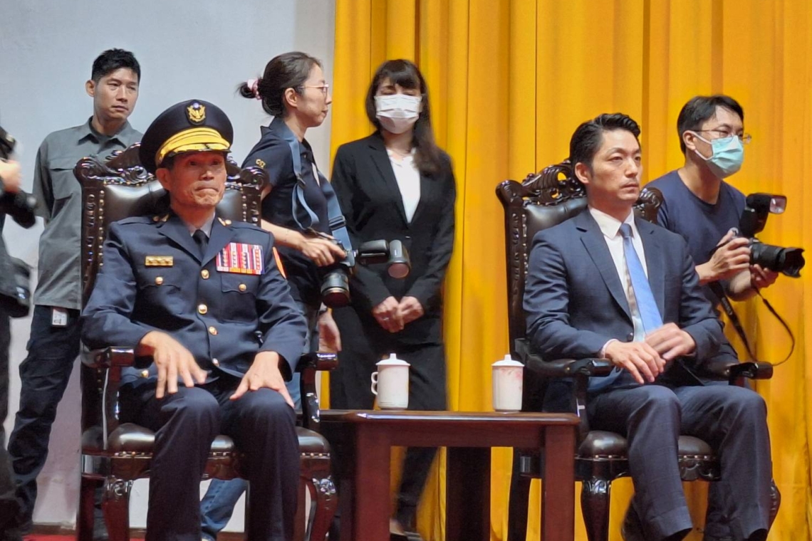 臺北市政府警察局卸、新任分局長聯合布達交接典禮 全力以赴～打擊詐騙集團，維護台北市治安