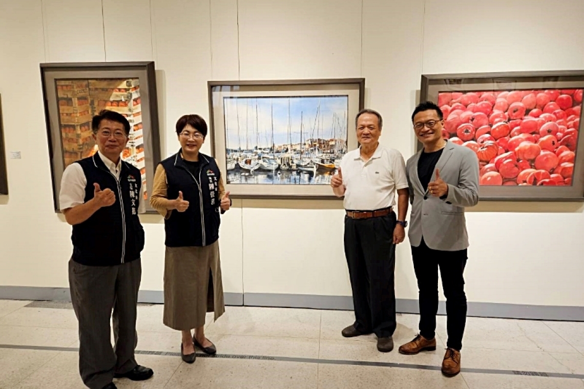 藝術盛宴／台中光影魔術師張明祺｜水彩展現溫暖生命力