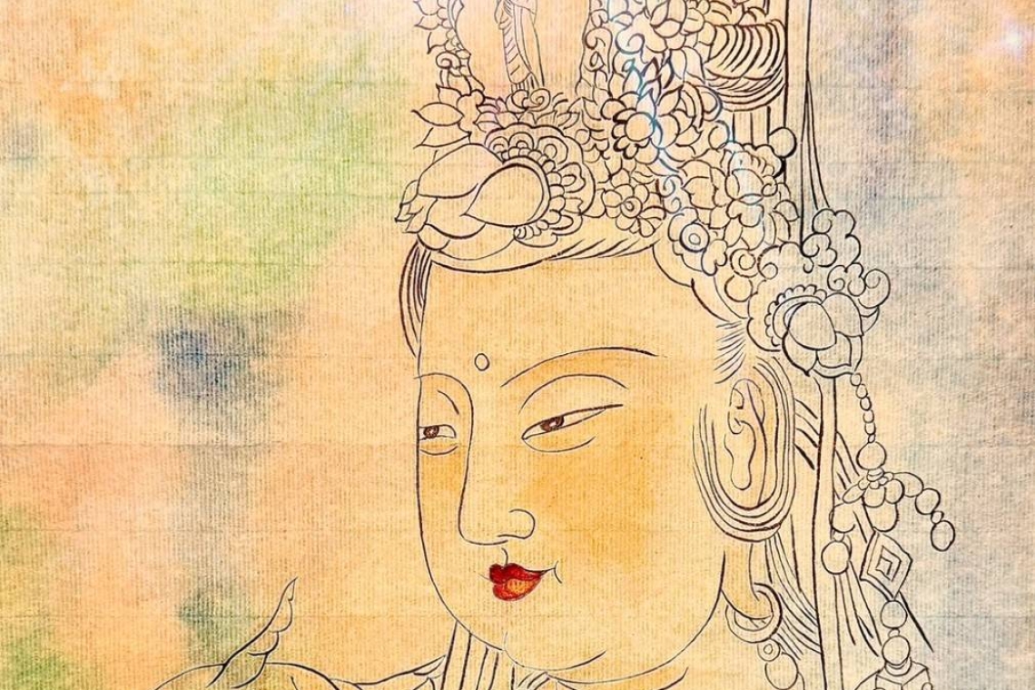 大悲心起 素人畫家張美芳（Joanna)大愛分享「觀世音菩薩」作品 主述高王觀世音真經