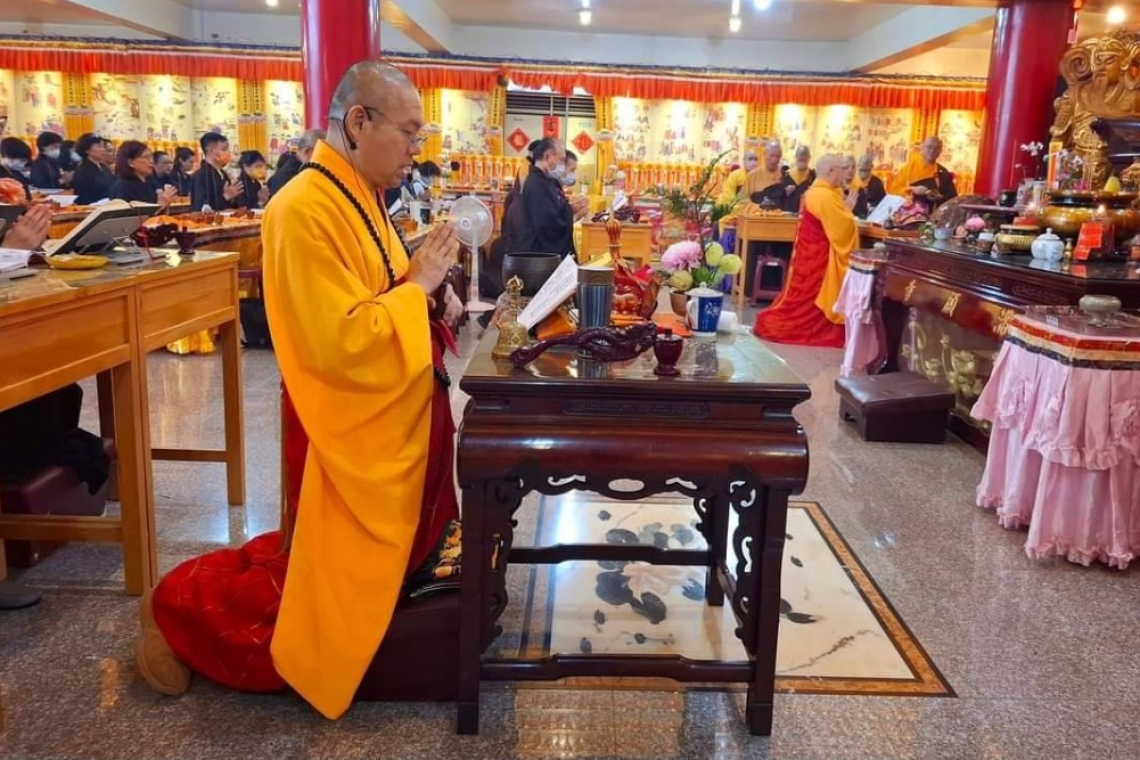 恩師 廣慈老和尚圓寂周年，弟子 本願啟建這樣一場梁皇寶懺法會
