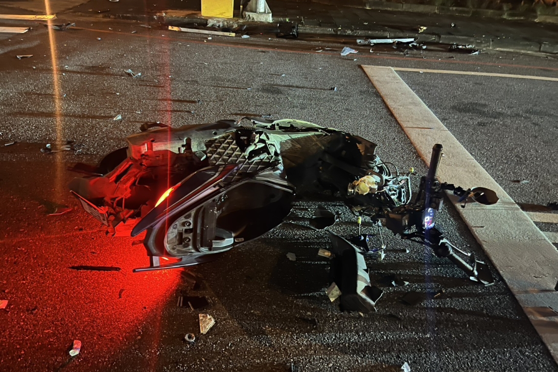 汽機車路口相撞∣花蓮警方強化交通安全宣導